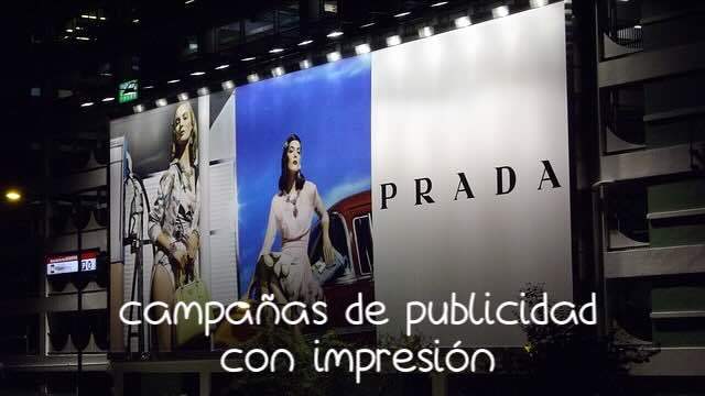 La fuerza de una campaña de publicidad con impresión